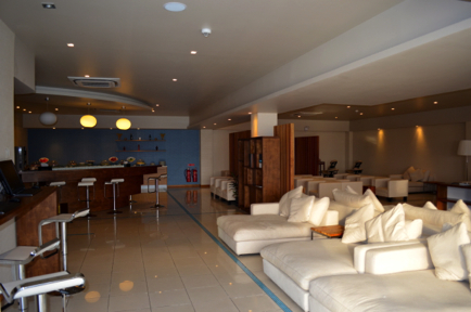 Hilton Seaplane airport lounge inside